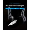 Car Welcome Light Car Door Light Sensing Angel Wing Car Projector Atmosphere Decoration Modified Car Door Welcome Light Neon Lights 4