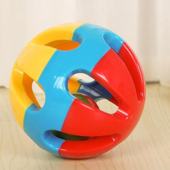Bunte Babyrassel Kugel Hochtemperaturbeständig ABS Zähne Backenzähne Niedliches Greifspielzeug Babygeschenk