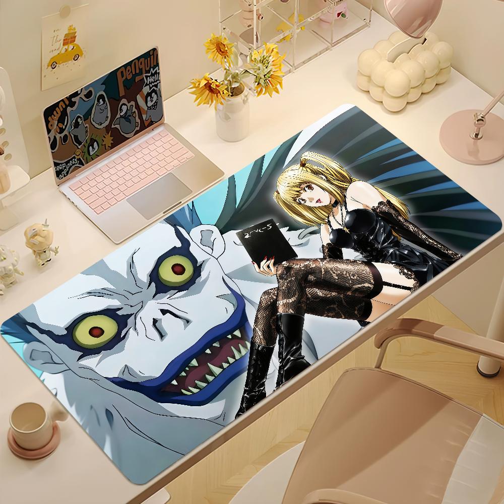 Anime Death Note Mouse Pad Large Nonslip Lockedge Desktop Computer Desk Mat Keyboard Writing Mousepad Office Gamer Student Gift