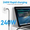 8K USB C 4 Extension Cable Fast Charging Cable Extender Male To Female Type C UHD Video 40Gbps 240W PD3.1 with Thunderbolt 4/3