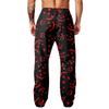 Men's Loose Wide Leg Jogger Pants with Pockets, Hunting Casual Pants Halloween Print