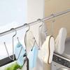 Stainless Steel Shoe Drying Rack Balcony Window Sill Windproof Hanging Shoe Drying Rack Outdoor Shoe Drying Artifact