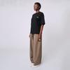 ATHPLATFORM Au42Th02 Half-Sleeve Print Top_Black