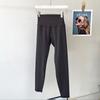 Lu Same Style Free Size Nude Feel No Embarrassment Line Yoga Pants Female 2025 Best Selling Hip Raise Shaping Sports Workout Ankle Length Pants