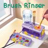 Automatic Water Circulation Paint Brush Clean Device Cleaning Machine Paint Brush Rinser  Kids