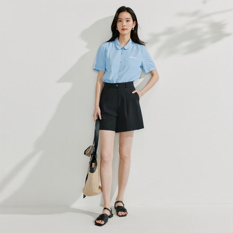 INMAN Women's French Commuter Short-Sleeved Shirt