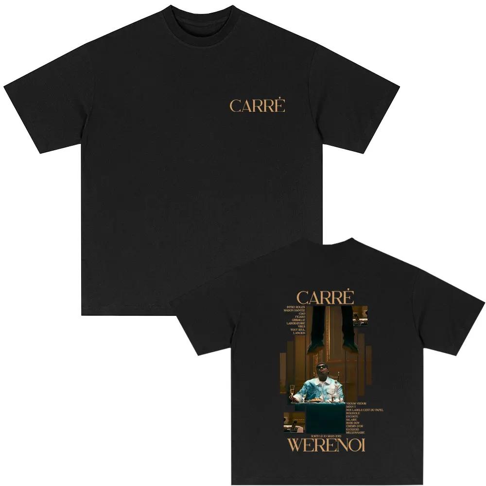 

Rapper WeRenoi Carré Album Graphic Print T Shirt Men Women Hip Hop Fashion Pop Music T-shirts Summer Casual Vintage Tshirt - ... S разноцветный