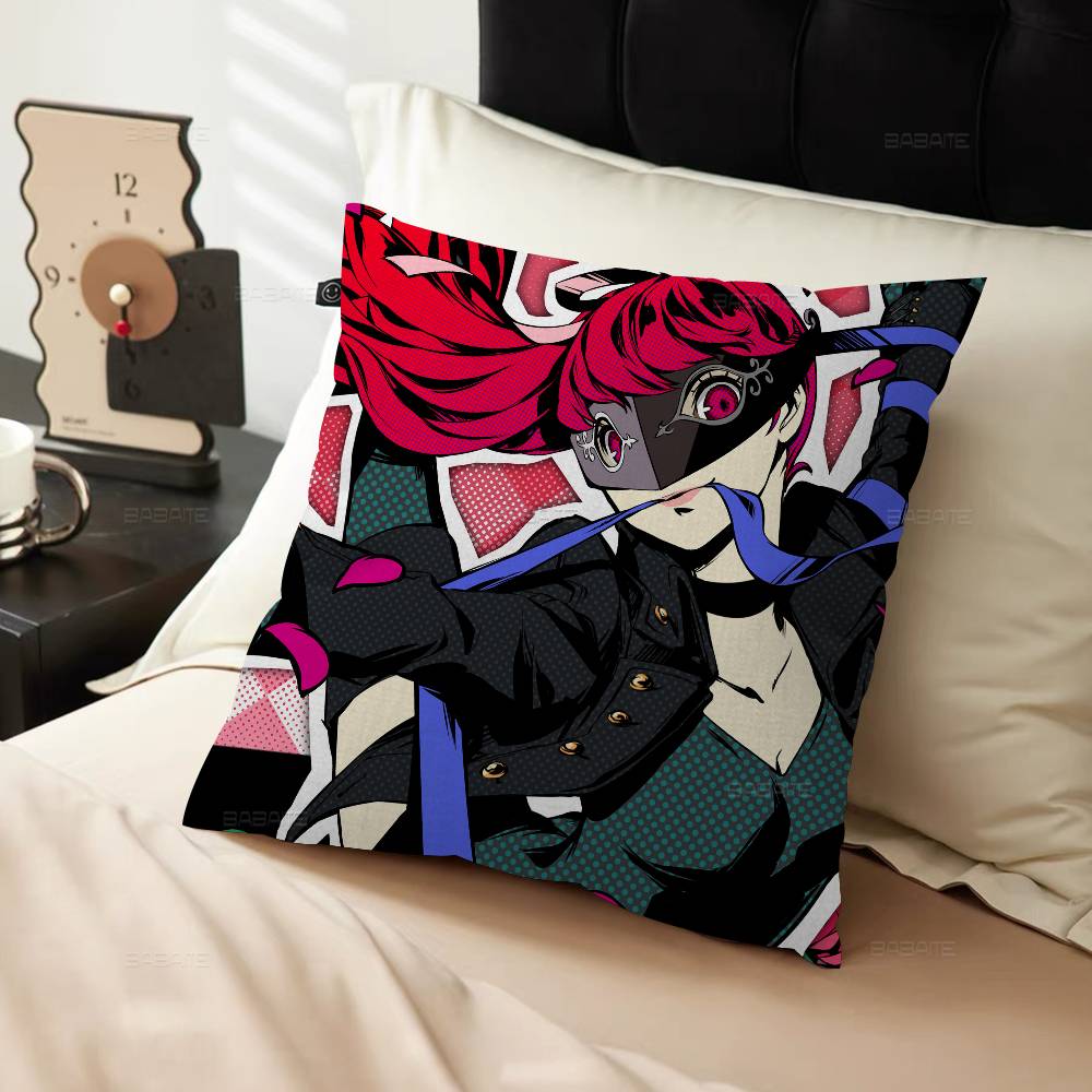 Hot Video P-Persona 5 Gaming Pillow Cover Design Cushion Cover Decor Holiday Decorati