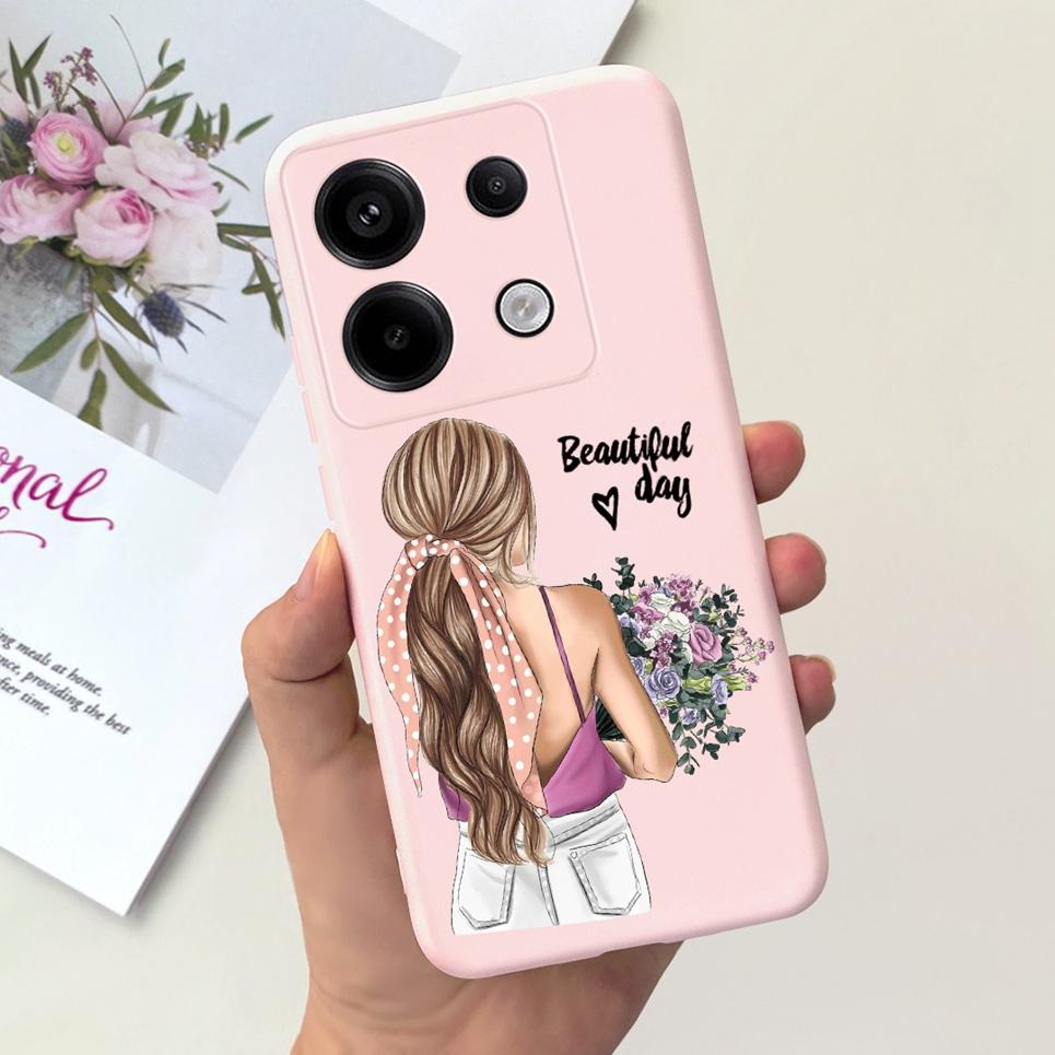 

For Xiaomi Poco X6 Pro 5G Case Poco M6 Pro 4G Cover Flower Butterfly Jelly Bumper Coque Soft Silicone Fundas For PocoX6 PocoM6 Poco X6 Pro 5G