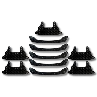 TAGATORON 5 Front Bumper 5 Rear Brake Bumper Set + (black)