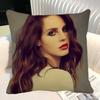Nordische Vintage-Ästhetik Lana Del Rey Kissenbezug Quadratisches Kissen Schlafzimmer Sofa Freizeit Komfortkissen Auto Heimdekoration