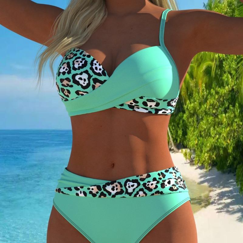 Explosiver Badeanzug Damen Ins Wind Bikini Zweiteiler Badeanzug Heiße Quelle Europa Amerika