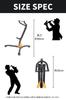 [Asula Project] Saxophone Stand Tripod Type Alto Saxophone Stand Tenor Saxophone