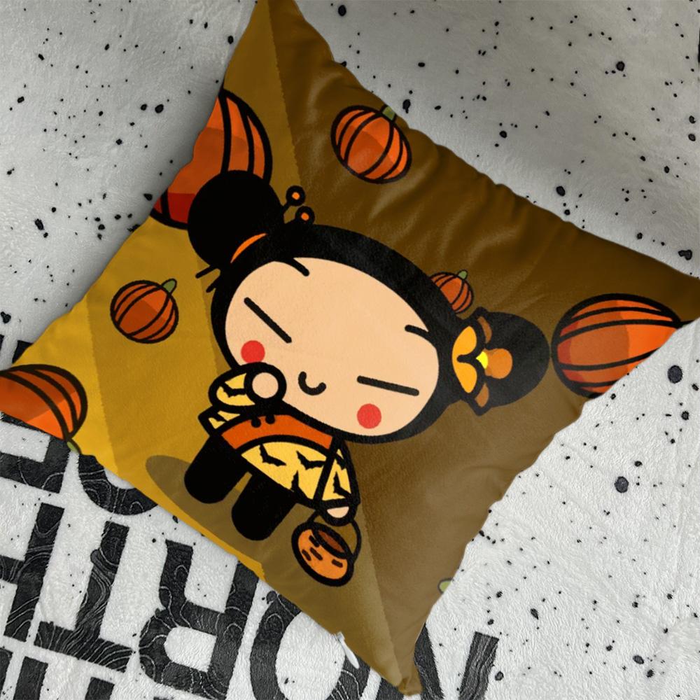 Kawaii P-Puccas Pillowcase Cushion Cover 45X45 Ornamental Pillows Christmas Decoration Personalized Gift Nordic Home