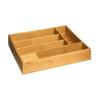 Range Couverts Bois 5 Compartiments Amovibles