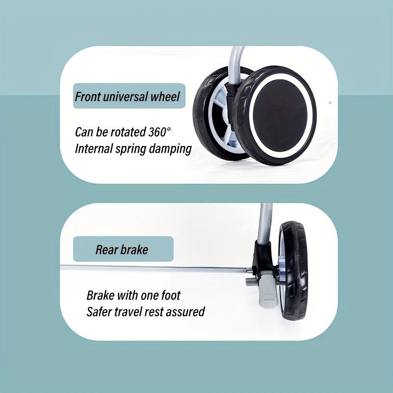 1 carucior usor pentru caini cu design pliabil - Bucurati-va de aventurile in aer liber cu prietenul tau cu blana