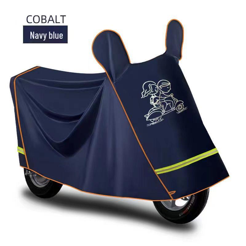 

Motorcycle & Electric Bike Sunshade: Waterproof, Rainproof, Dustproof Cover Fits 1.6m Small E-bike without Mirrors