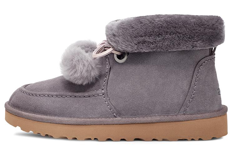 UGG Kyrina Bow Pom Purple Gray Women s 1125390-SHA 40