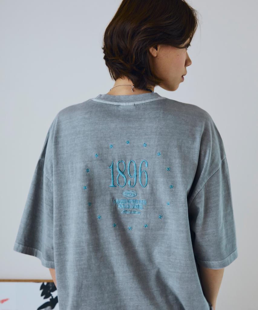 CPGN STUDIO 1896 Star Pigment Short Sleeve T-Shirt Ghost Grey