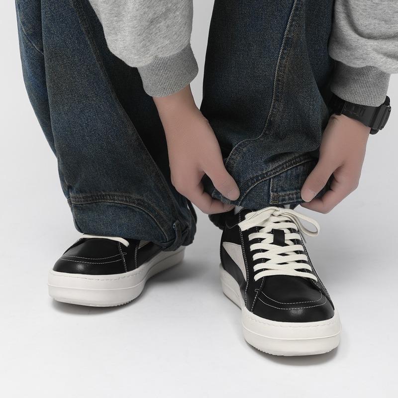 Trendy brand men's shoes high-end thick-soled versatile height-increasing small triangle casual invisible inner height-increasing m board shoes