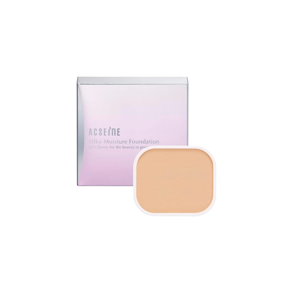 Acseine Silky Moisture Foundation N Refill 10g Natural Finish Powder Foundation