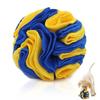 Cute Polar Fleece Interactive Dog Toys Hiding Food Portable Dog Snuffle Ball Training Durable Slow Feeder Dog