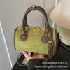 Suede bag women's large capacity 2025 new autumn and winter niche design matte retro messenger portable pillow bag