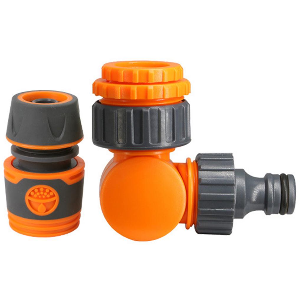 Easy Clicks Lock Connector Suitable For Garden Hose Reel Faucet Adapter With Antikink Function Convenient Water Access