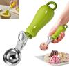 Hangable Ice Cream Scoop Stainless Steel Melon Fruit Ball Scooper Fruit Baller  Ice Cream Dispenser