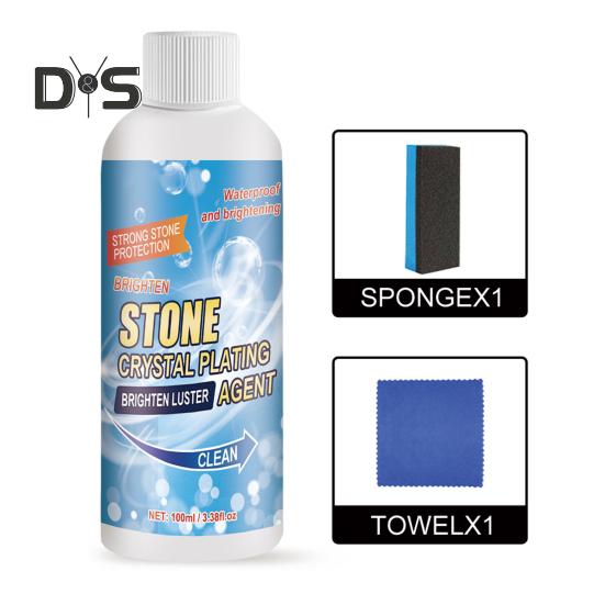 Stone Crystal-Plating Agent Stone Surfaces Stain-Resistant Waterproof Detergent PH-balanced Oil-resistant Stone Cleaner
