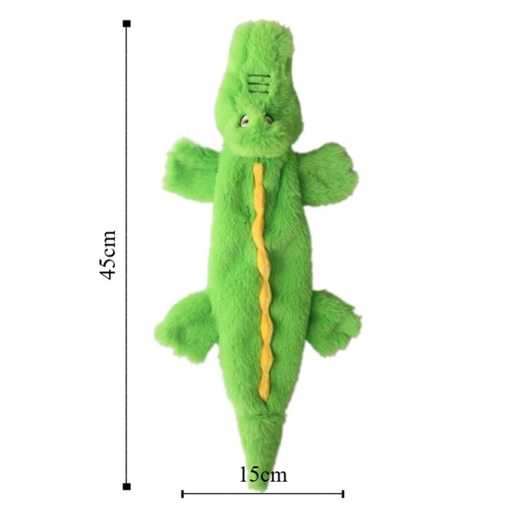 Soft Shell Plush Dog Squeak Toys No Stuffing Interactive Dog Toys Cute Chew Tooth Toy  Outdoor Play