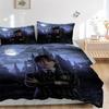 3pcs Wednesday Addams Comforter Set - Four Seasons Home High,Machine Washable Bedspread with Pillowcases (No Filling) yy250909012