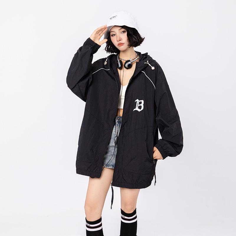 Women's Summer Lightweight Quick-Dry Hooded Sun Protection Jacket - Cool UV Protection Short Coat