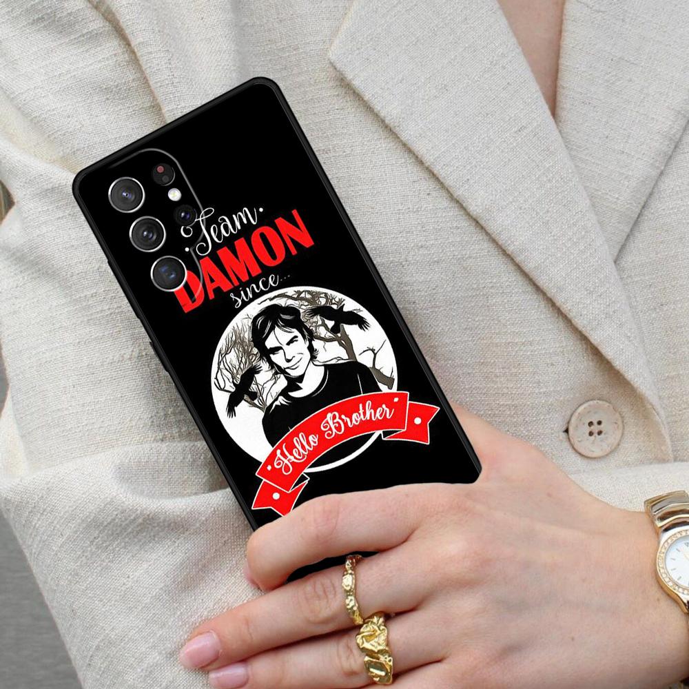 A little bit of Damon Vampire Diaries Cell Phone Case for Samsung Galaxy S26 Ultra S25 S24 S23 S22 S21 S20 Note10 Cover