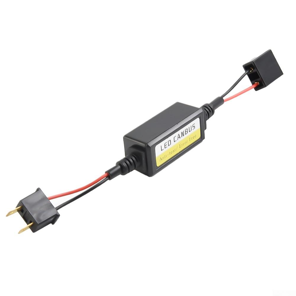 2pcs H7 Headlight LED Canbus Decoder Canceller Error Resistor Anti-Flicker