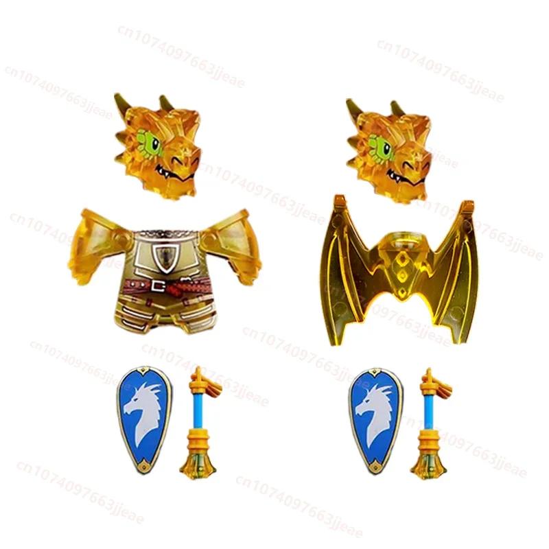 048 047 Undead Dragon Knight Bricks Anime Dragon Knights Building Blocks DIY Action Figure Collection Model Decor Doll Toy Gift