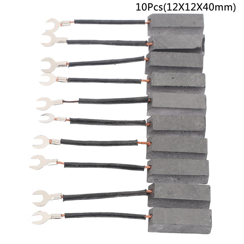 10Pcs J204 Generator Electric Motor Alternator Spare Parts Carbon Brush