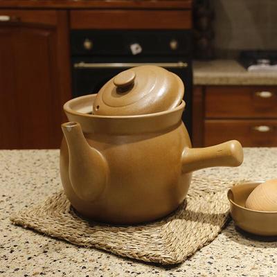 Traditional Unglazed Herbal Medicine Clay Pot