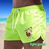 BBK-48 Sommar Ny Herr Snabbtorkande Badbyxor Sportbyxor Badkläder Strandshorts Träningsshorts Sport Kreativt baskettryck