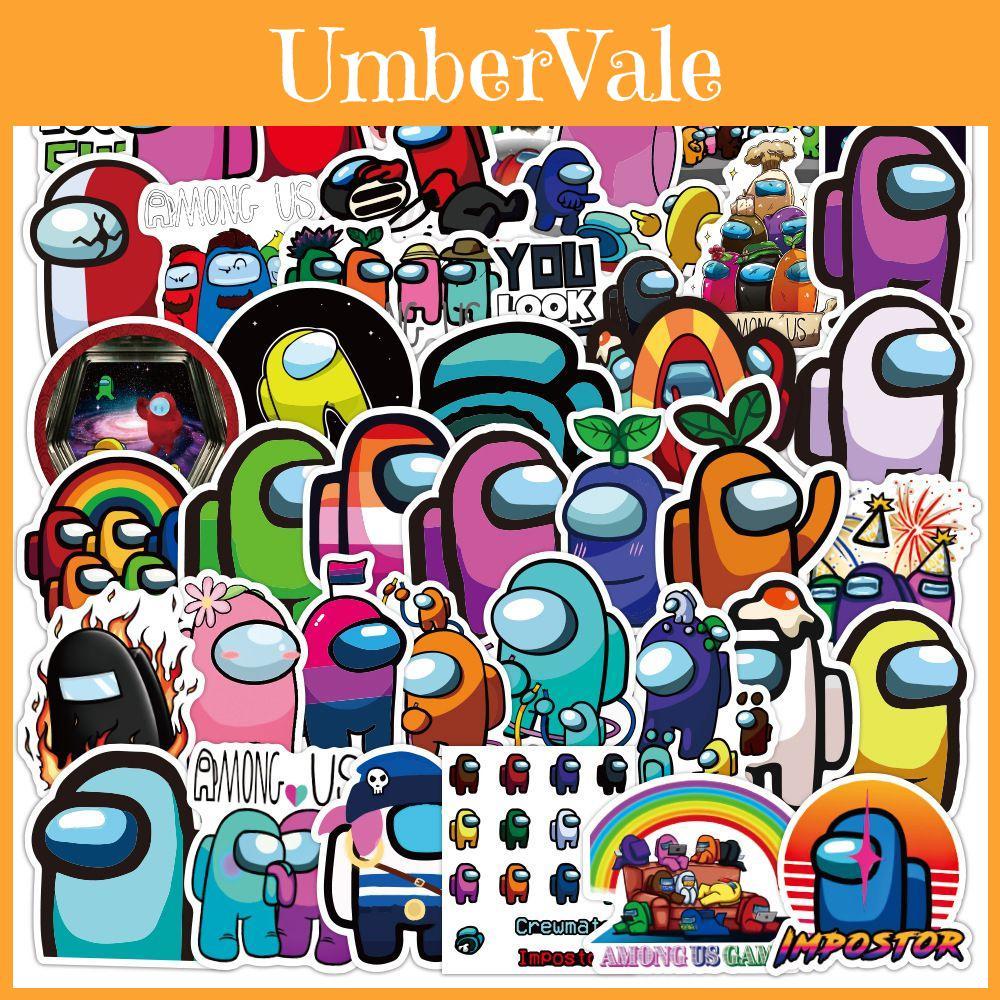 100pcs New Among Us Sticker Bomb Pack Diy Imposter Crew Set Game Decal Quality