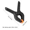 10pcs 4inch A Type Black Multifunctional Plastic Spring Clamp Clip DIY Woodworking Tool