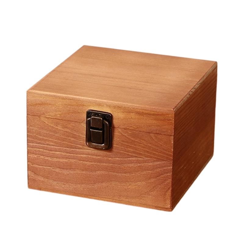 Reusable Pine Storage Box For Wedding Celebration Bridesmaid Gifts And Small Item Organization Jewelry Organiser
