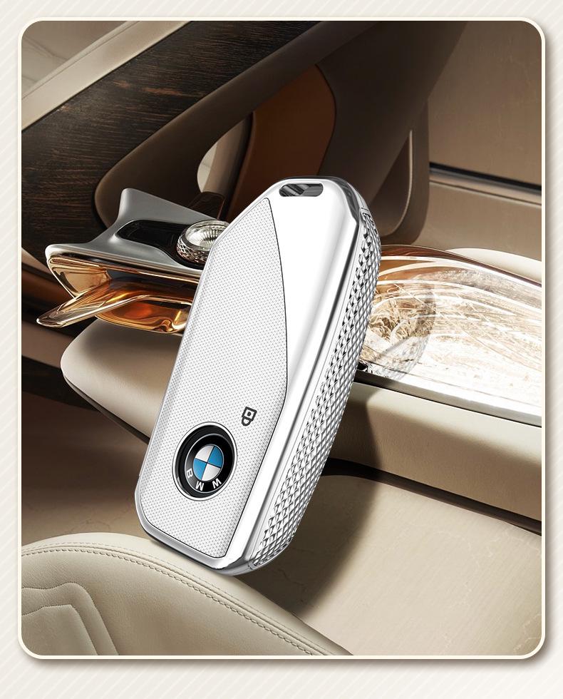 BMW Key Case: Compatible with X1, New 5 Series, 7 Series, X2, X5/X6/X7, i7/i5, ix1