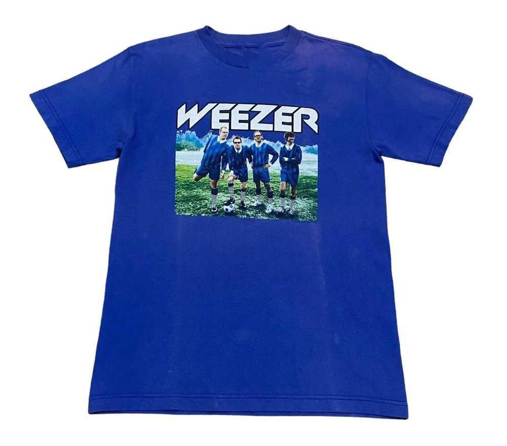

Collection Weezer Band gift for fan Blue Shirt Unisex Concert S5XL R360 Unisex T-Shirt XXL