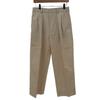 CABaN Excellent condition cotton twill double-pleat wide-leg pants for men, beige, size S, 59-04-31-04001 Bottoms S beigeUsed