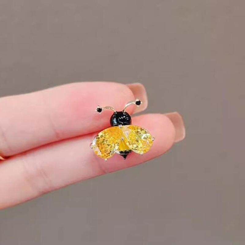Koreanischer Stil Kleiner Duft, Niedliche Bienen-Korsage, Anstecknadel, Anzug, Anti-Laufkragen-Anstecknadel