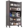 Bieying Floor-Standing Carbon Steel Kitchen Storage Rack