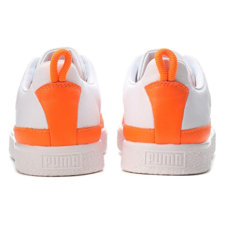 Puma Wymawiaj x Basket Vintage Żywy Pomarańczowy Unisex Trampki Białe 381255-01
