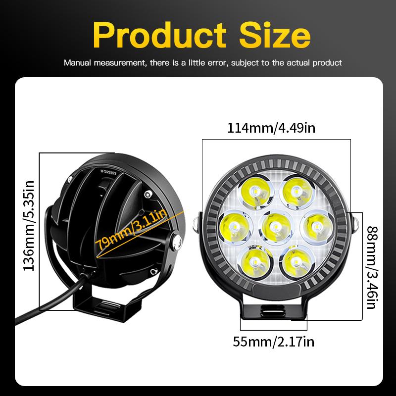 1Set LED Auxiliary Spotlight For BMW K1600GT K1600GTL K1600 GT K1600 GTL K 1600 GT K 1600 GTL Headlamp Flash Moto Fog Lamp 100W