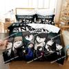 New Psycho Pass Bedding Set Printed Duvet Cover Sheet Pillowcase Soft Quilt Cover Full Queen King Size Anime parure de lit Bed